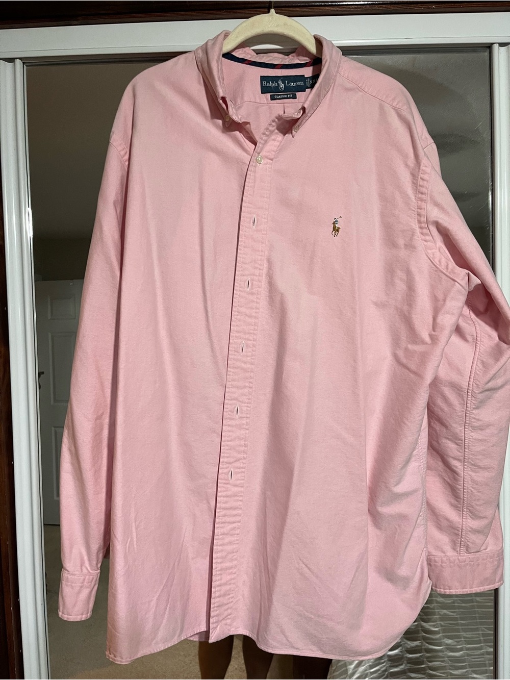 Ralph Lauren Pink Button-Down Oxford Shirt